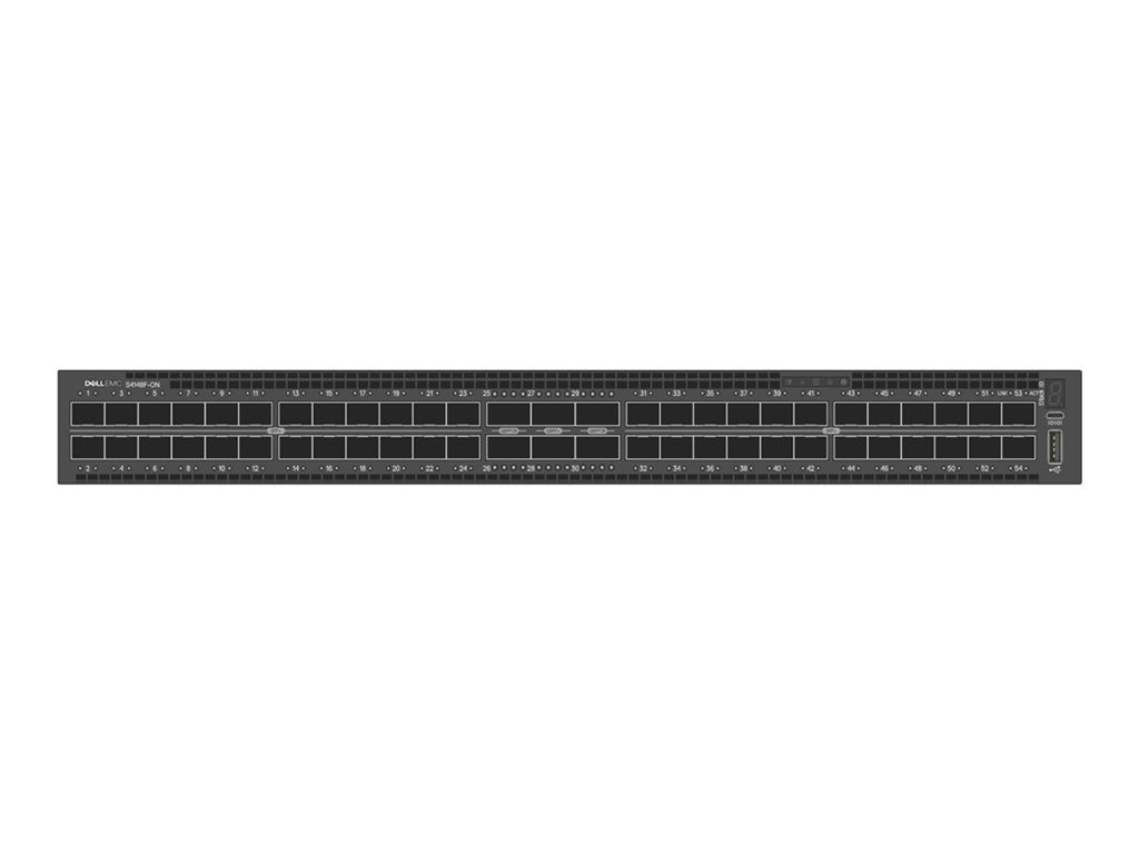 Dell Networking S4148F-ON - Commutateur - C3 - Géré - 48 x 10 Gigabit SFP+ + 4 x 100 Gigabit QSFP28 + 2 x 40 Gigabit QSFP+ - flux d'air de l'avant vers l'arrière - Montable sur rack - avec 1 an...