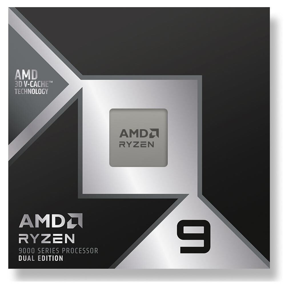 AMD Ryzen 9 9950X3D2 Dual Edition processeur 4,3 GHz 192 Mo L3 Plateau