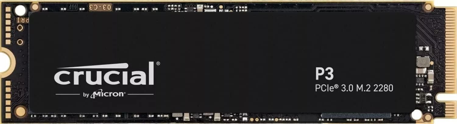 Crucial P3 4TB NVMe SSD Ultra-Fast PCIe 3.0 M.2 Drive - 3500MB/s - CT4000P3SSD8