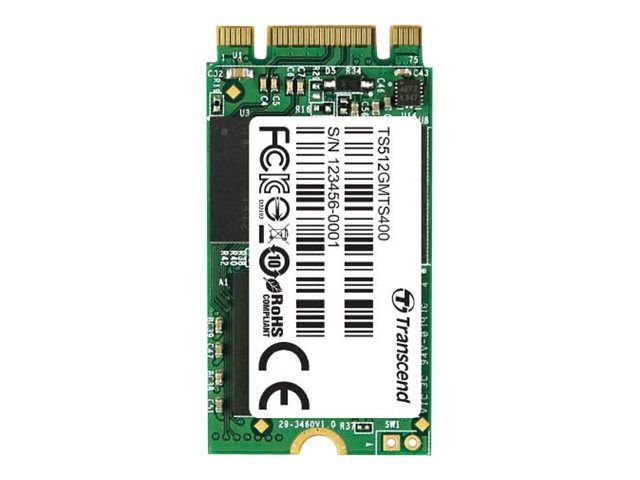 Transcend MTS400 - SSD - 512 Go - interne - M.2 2242 - SATA 6Gb/s