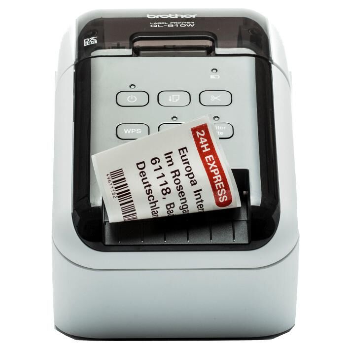 Brother QL-810WC imprimante pour étiquettes Thermique directe Couleur 300 x 300 DPI 176 mm/sec Sans fil et filaire DK Wifi