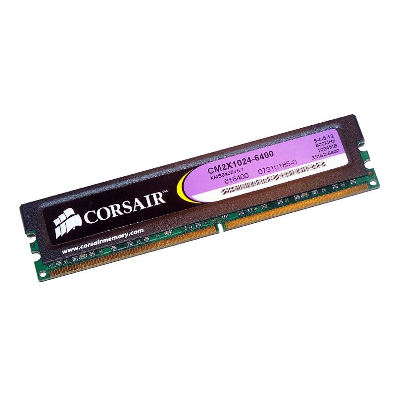 1Go RAM PC Bureau Corsair XMS6405v5.1 DIMM DDR2 PC2-6400 800MHz