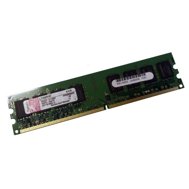 1Go Ram PC Bureau Kingston KVR533D2N4/1G DIMM DDR2 PC2-4200U 533Mhz 2Rx8