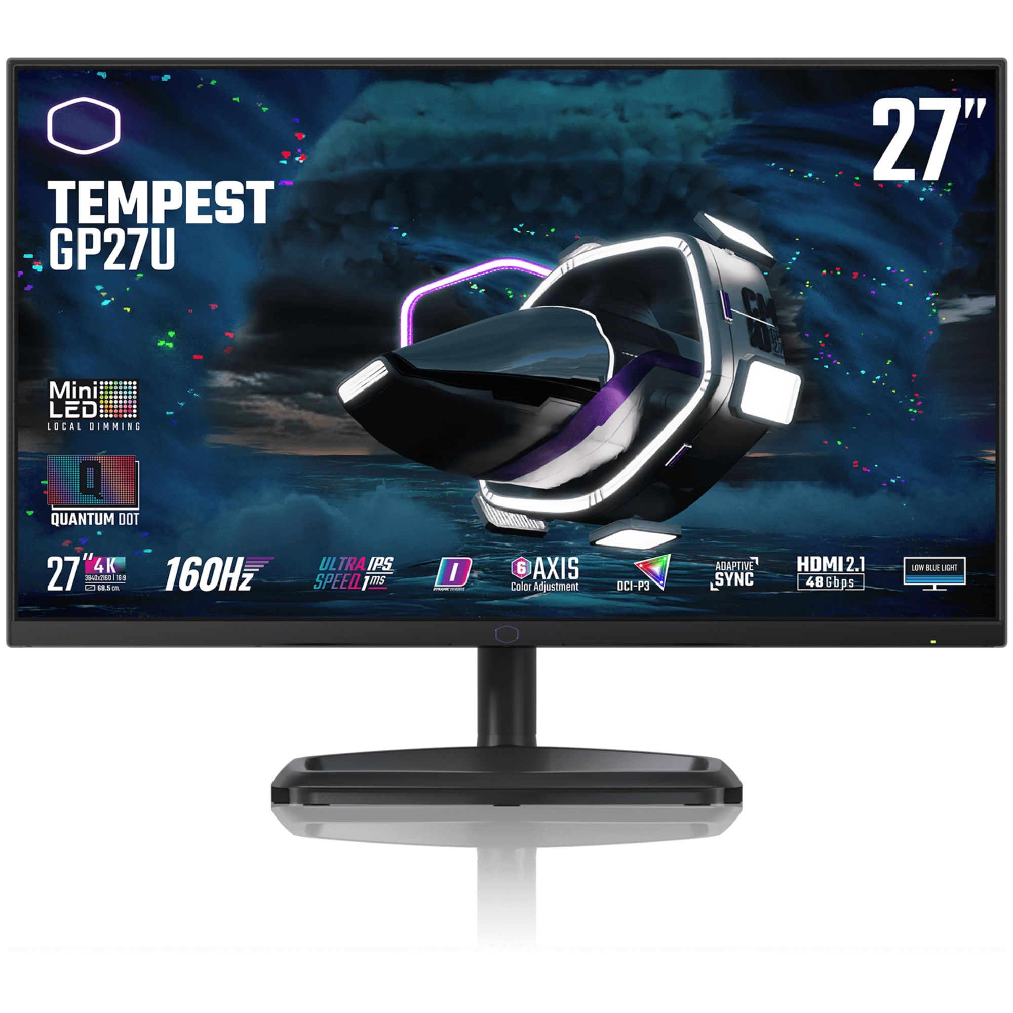 Cooler Master Gaming Tempest GP27U LED display 27" 3840 x 2160 pixels 4K Ultra HD Noir
