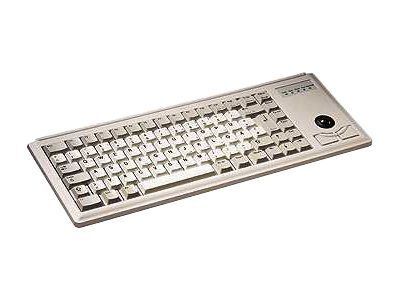 CHERRY Compact-Keyboard G84-4400 - Clavier - USB - Anglais - gris clair