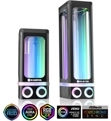 Raijintek Antila Pure R100a Ausgleichsbehälter, 172,5mm, Argb - Schwa