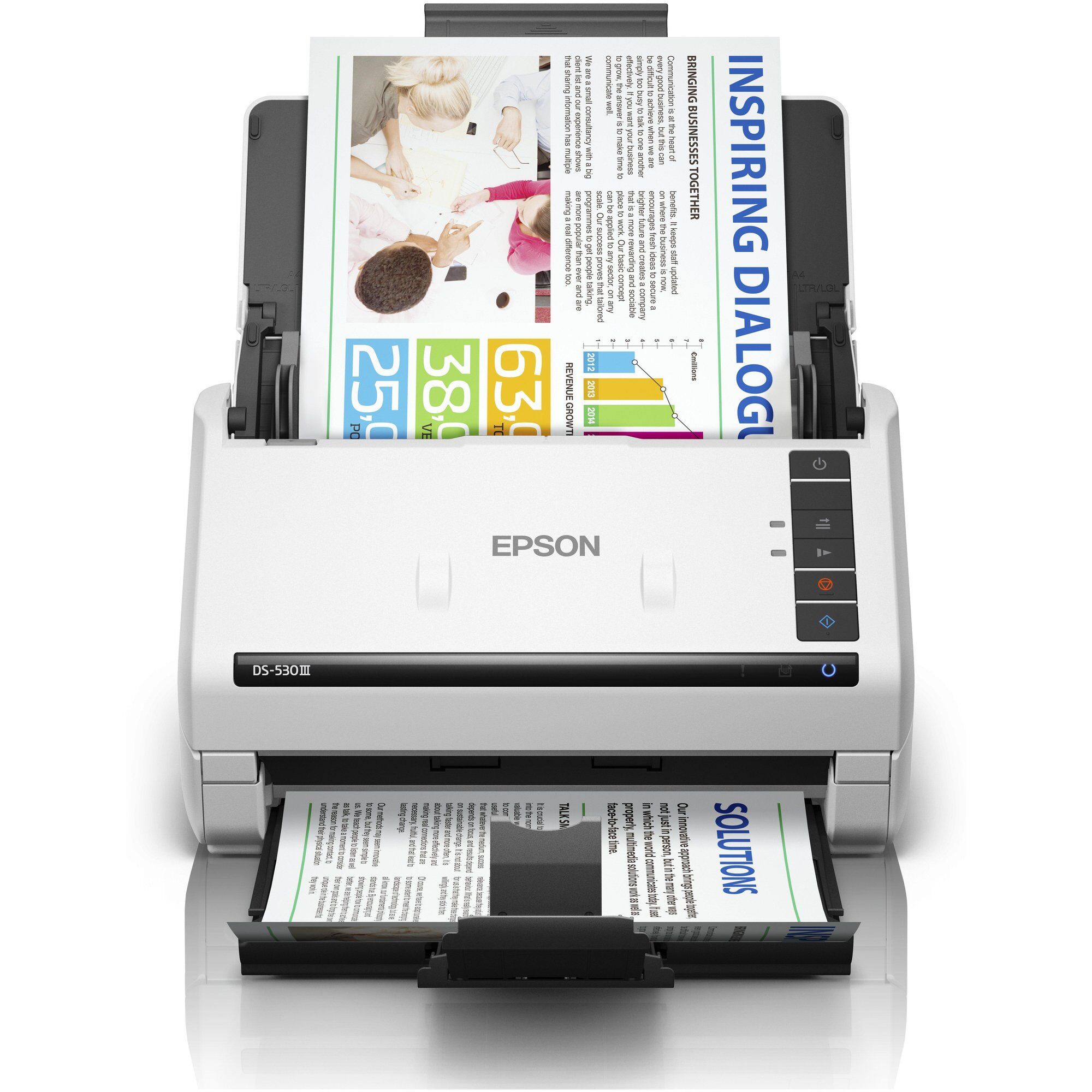 Epson WorkForce DS-530III Alimentation feuille à feuille de scanner 600 x 600 DPI A4 Blanc