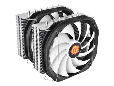 Thermaltake Frio Extreme Silent 14 Dual - Refroidisseur de processeur - (pour : LGA775, LGA1156, AM2, AM2+, LGA1366, AM3, LGA1155, AM3+, LGA2011, FM1, FM2, LGA1150) - aluminium avec embase en...