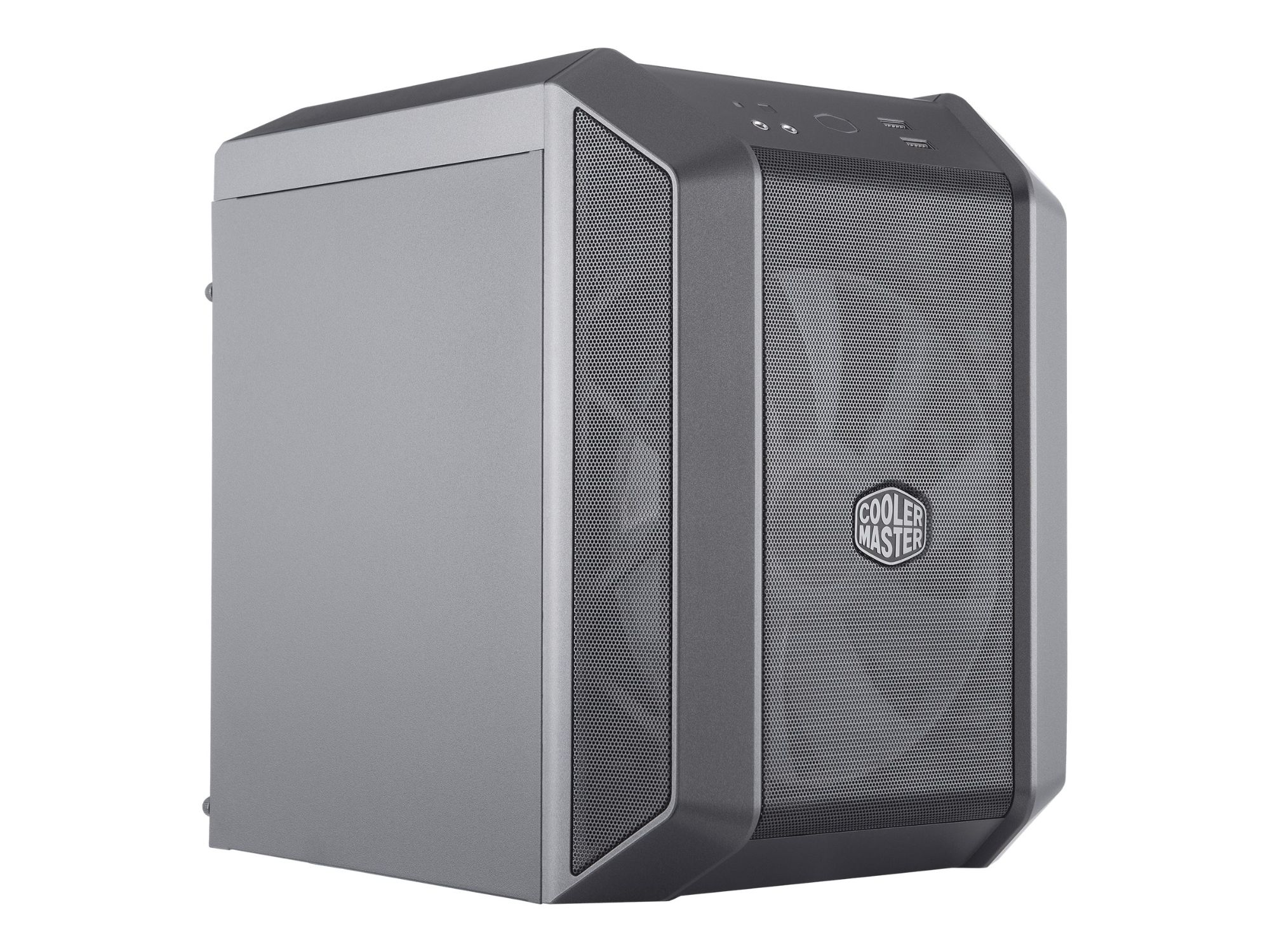 Cooler Master MasterCase H100 - Tour - mini ITX - pas d'alimentation (ATX / PS/2) - noir, gris de fer - USB/Audio