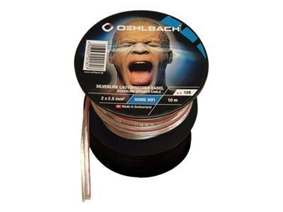 Oehlbach HOME HIFI Silverline - Câble de haut-parleur - fil dénudé - 10 m