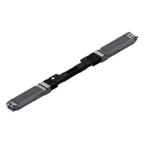 Nvidia MCA4J80-N003 câble InfiniBand et à fibres optiques 3 m OSFP Noir