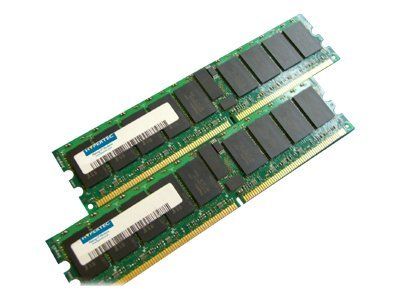 Hypertec Legacy - DDR2 - kit - 1 Go: 2 x 512 Mo - DIMM 240 broches - 400 MHz / PC2-3200 - mémoire enregistré - ECC Chipkill - pour IBM eServer xSeries 226; 236; 260; 336; 346; Lenovo BladeCenter...
