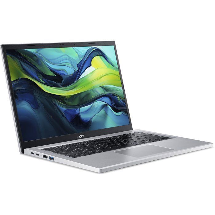 Acer Aspire Go 14 AG14-22P - AMD Ryzen 3 - 7320U / jusqu'à 4.1 GHz - Win 11 Home - Radeon 610M - 8 Go RAM - 256 Go SSD NVMe - 14" IPS 1920 x 1200 - Wi-Fi 6 - Argent pur - clavier : Français