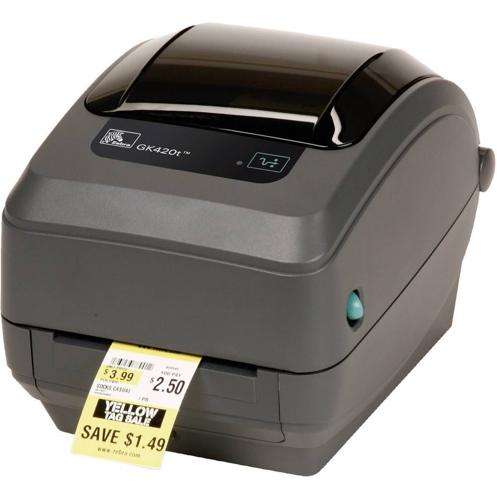 Imprimante à étiquettes transfert thermique monochrome Zebra GK420T
