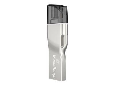 Cle USB MediaRange MR983 64Go Argent