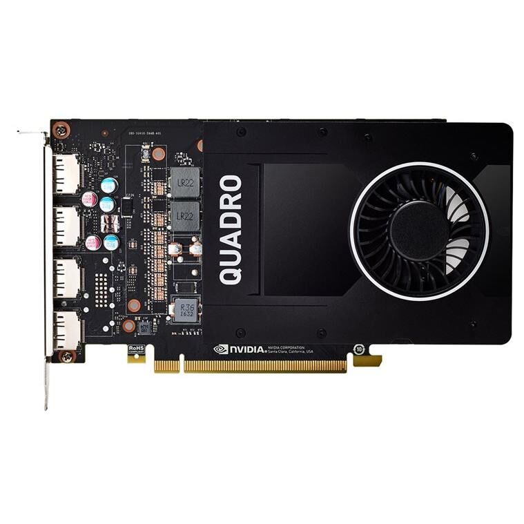 NVIDIA Quadro - Carte graphique - Quadro P2000 - 5 Go GDDR5 - PCIe 3.0 x16 - 4 x DisplayPort - En vrac