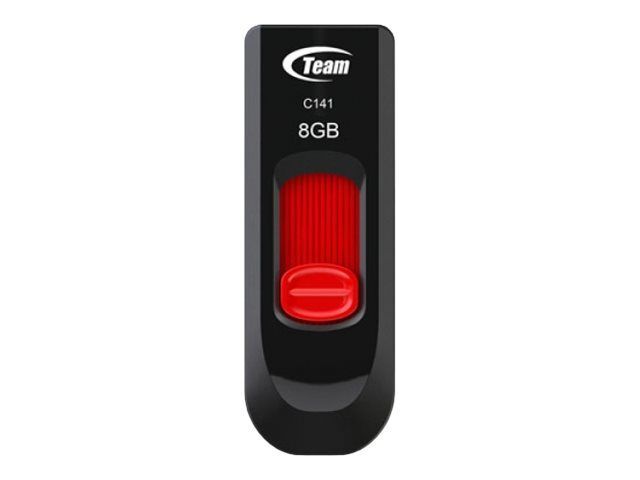 Team USB Disk C141 - Clé USB - 8 Go - USB 2.0 - rouge