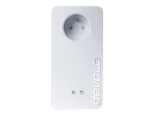 devolo dLAN 1200+ WiFi ac - Adaptateur CPL - GigE, HomePlug AV (HPAV) - 802.11a/b/g/n/ac - Bi-bande - Branchement mural