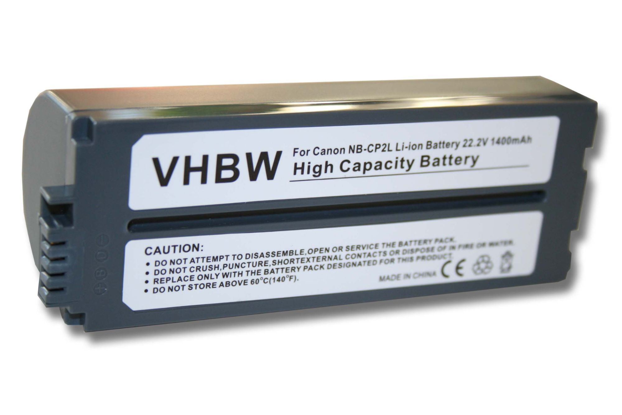 vhbw Batterie compatible avec Canon Selphy CP-600, CP-710, CP-720, CP-520 imprimante, scanner, imprimante d'étiquettes (1400mAh, 22,2V, Li-ion)