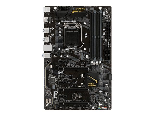 Gigabyte GA-Z270P-D3 - 1.0 - carte-mère - ATX - LGA1151 Socket - Z270 Chipset - USB 3.1 Gen 1 - Gigabit LAN - carte graphique embarquée (unité centrale requise) - audio HD (8 canaux)