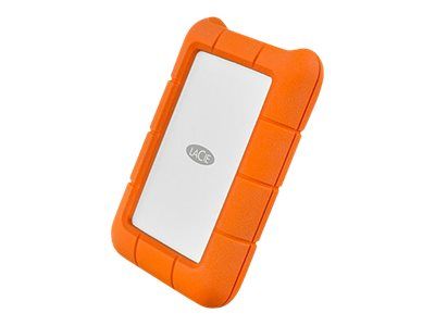 LaCie Rugged USB-C - Disque dur - 2 To - externe (portable) - USB 3.1 Gen 1 (USB-C connecteur) - orange