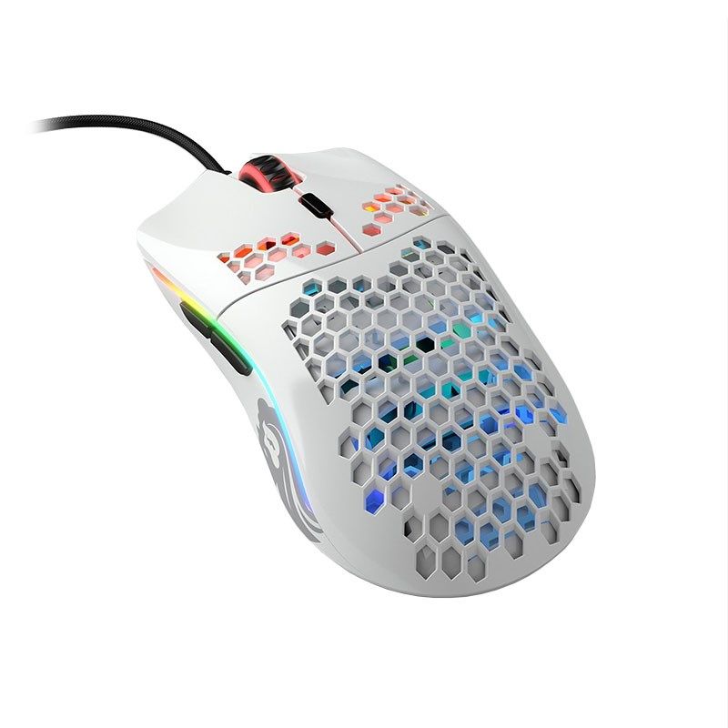 Glorious PC Gaming Race Model O Souris Gaming - glossy-blanc