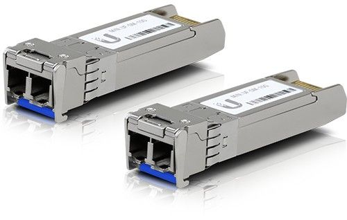 Ubiquiti U Fiber Single-Mode - Module transmetteur SFP+ - 10GbE - mode unique LC - jusqu'à 10 km - 1310 nm (pack de 20)