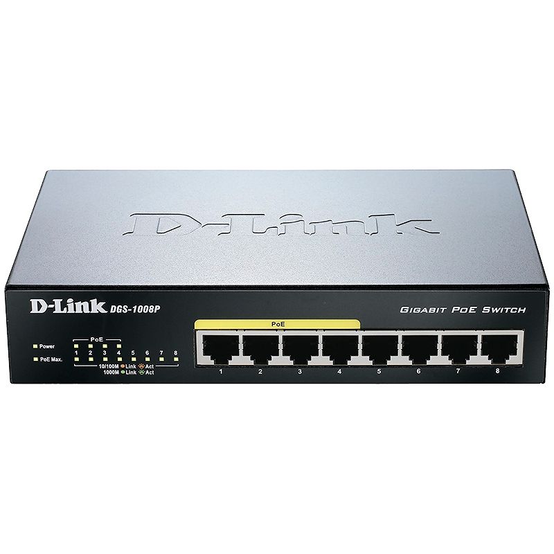 DLINK 8 Ports Gigabit/4 Ports PoE+