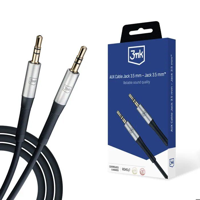 Accessoires - Câble AUX 3mk Jack 3,5 mm - Jack 3,5 mm