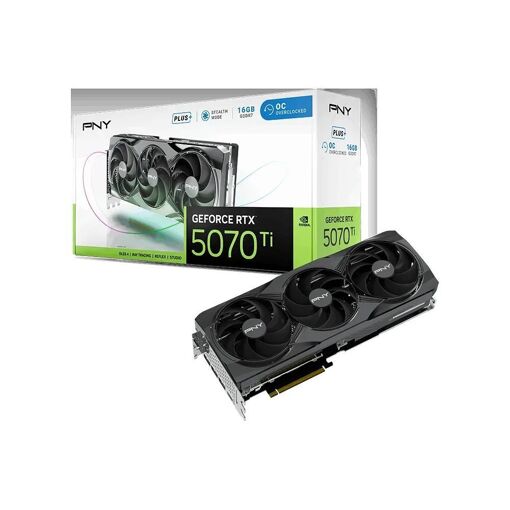 Carte graphique PNY Overclocked Plus GeForce RTX 5070 Ti 16 Go GDDR7