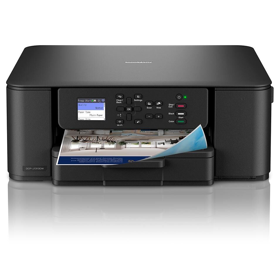 Brother DCP-J1313DW Imprimante à jet d'encre compacte sans fil 3-en-1