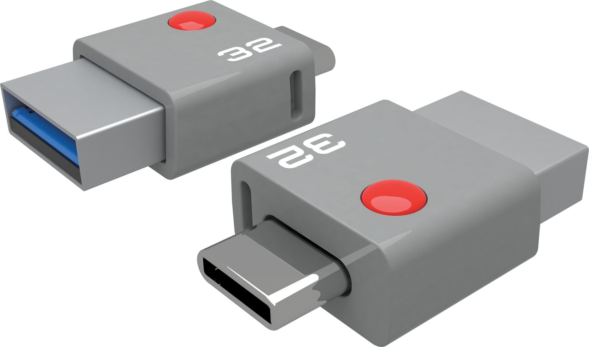 EMTEC DUO - Clé USB - 32 Go - USB 3.0 / USB type C