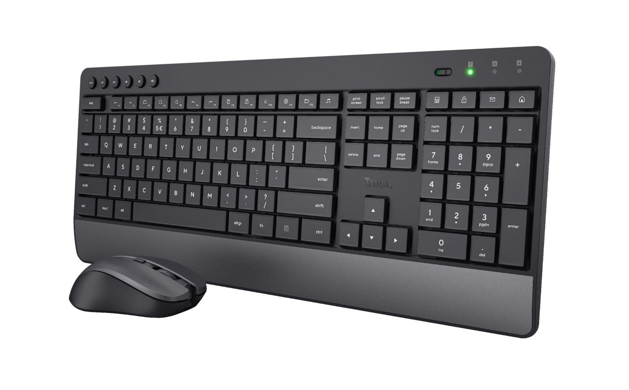 Trust Trezo clavier Souris incluse RF sans fil QWERTY Italien Noir
