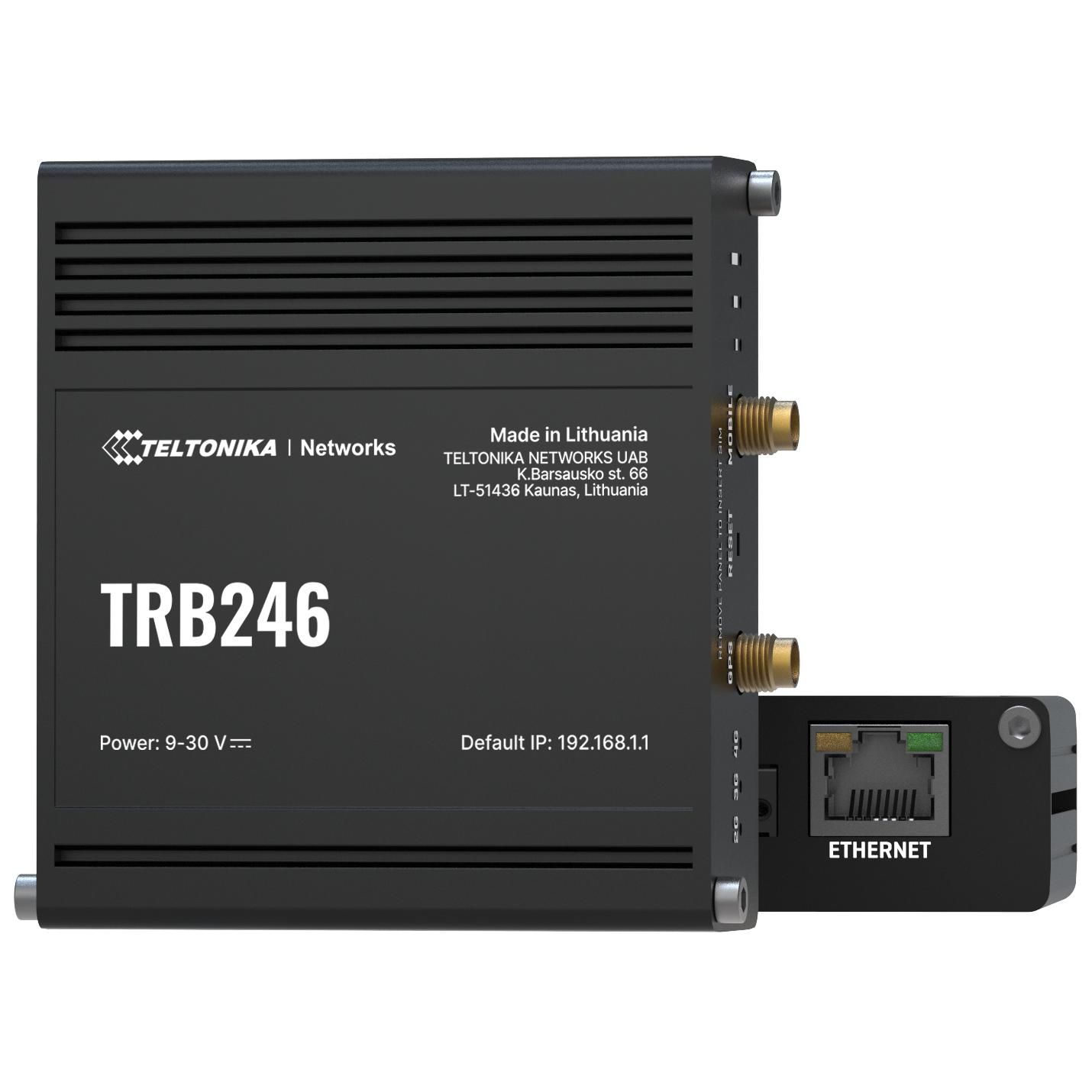 Teltonika TRB246 - Passerelle - 100Mb LAN, RS-232, RS-485, PPP - LTE - 3G, 4G