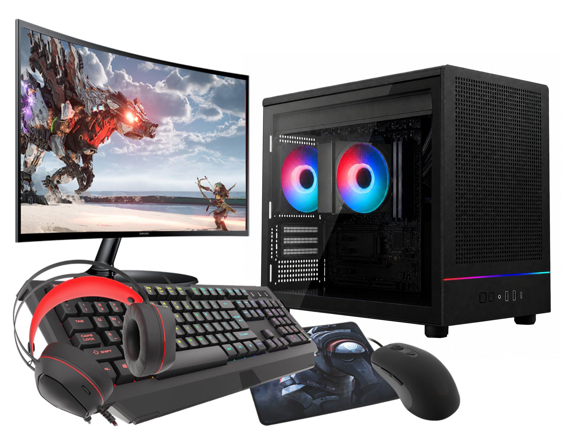 VIST M4M Kit Gaming Ryzen 5 5600GT - RAM 16Go - SSD 1To M.2 - WIFI - LCD 24 - Windows 11 Pro