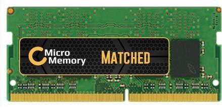 CoreParts - DDR4 - module - 8 Go - SO DIMM 260 broches - 2400 MHz / PC4-19200 - 1.2 V - mémoire sans tampon - non ECC - pour Dell Inspiron 11 3185, 13 7375, 15 35XX, 55XX, 5775; Latitude 3390...