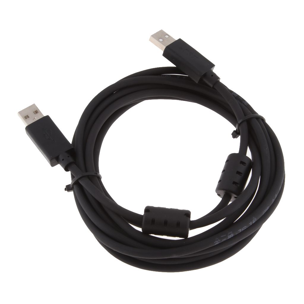 Câble USB 2.0 Haute Vitesse - A-Mâle à A-Mâle - Noir 3 mètres