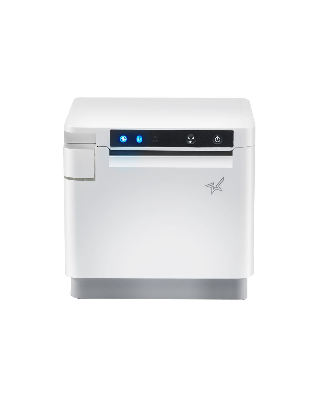 Star mC-Print3 MCP30 WT E+U - Imprimante de reçus - thermique direct - Rouleau (8 cm) - 203 dpi - jusqu'à 250 mm/sec - USB, LAN - outil de coupe - blanc