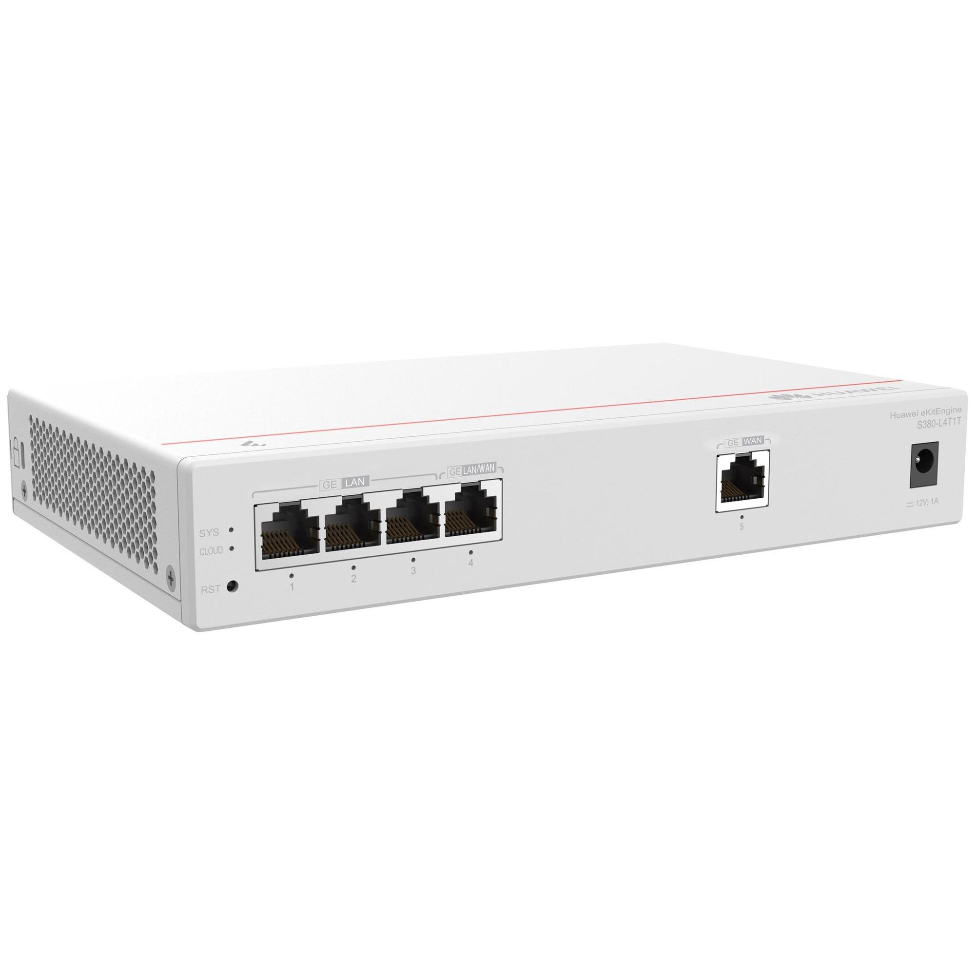 Huawei eKitEngine S380-L4T1T - Commutateur - Géré - 4 x 10/100/1000 - Montable sur rack