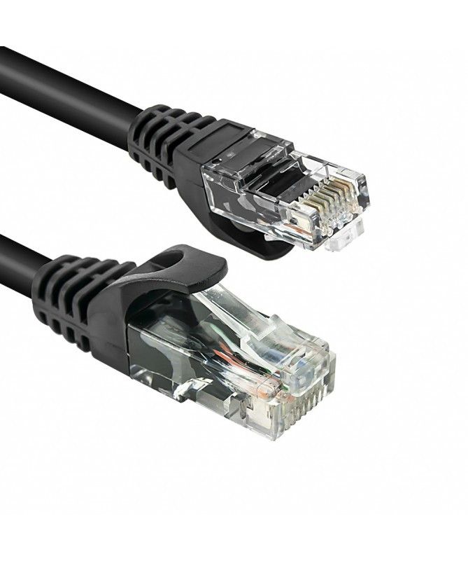 Vultech TAAU100-UTP câble de réseau Noir 10 m Cat6 U/UTP (UTP)