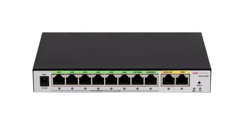 Hikvision DS-3WG210GP-SI Routeur connecté Gigabit Ethernet Gris