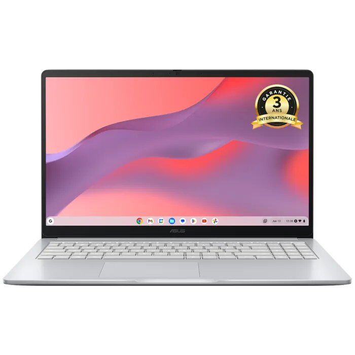Chromebook ASUS CX1505 15,6" FHD Intel N50 8 Go 128 Go argent