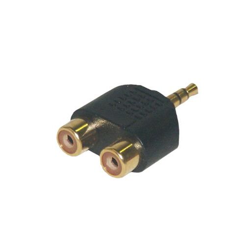Adaptateur audio MCL Samar - Femelle RCA pour mini-téléphone stéréo mâle 3,5 mm