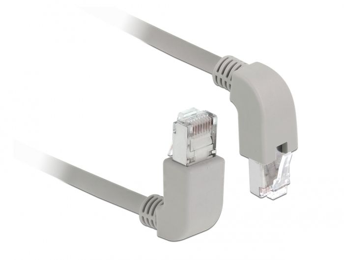 DeLOCK 85871 câble de réseau Gris 1 m Cat6a S/FTP (S-STP)