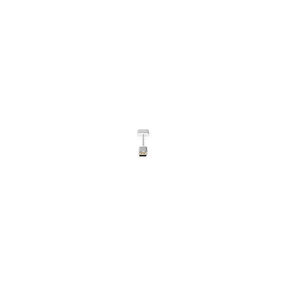 Câble Display Port  DisplayPort Mâle  DVI-D 24 + 1 broches femelle  1080p  Plaqué or  0.20 m  Rond  Tressé ...
