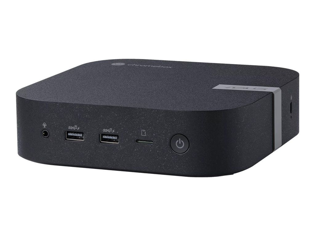 ASUS Chromebox 5 SC002UN - Mini PC 1 x Celeron 7305 - RAM 4 Go - SSD 128 Go - NVMe - UHD Graphics - Gigabit Ethernet, 2.5 Gigabit Ethernet, Bluetooth 5.2, IEEE 802.11ax (Wi-Fi 6E) - Chrome OS - moniteur : aucun - noir éco