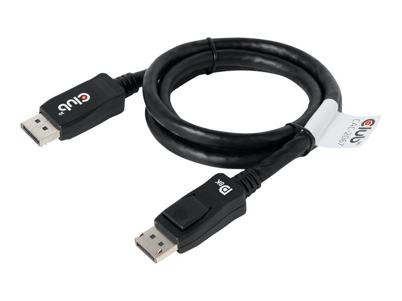 Club 3D - Câble DisplayPort - DisplayPort (M) pour DisplayPort (M) - DisplayPort 1.4 - 1 m - noir