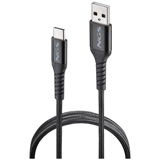 Câble NGS USB A vers USB C 2 m Noir