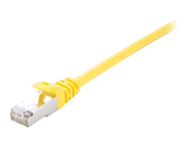V7 - Cordon de raccordement - RJ-45 (M) pour RJ-45 (M) - 1 m - STP - CAT 6 - moulé, sans crochet - jaune