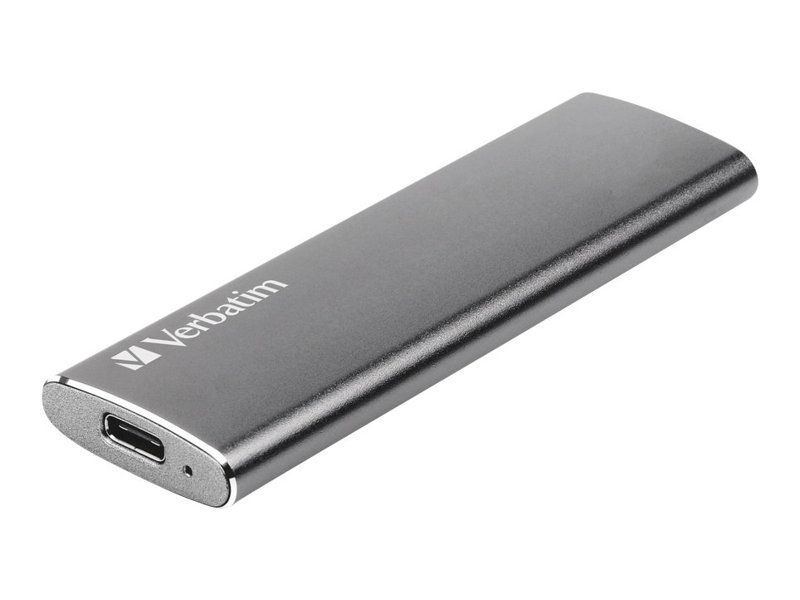 Verbatim Vx500 - SSD - 480 Go - externe (portable) - USB 3.1 Gen 2 (USB-C connecteur) - gris sidéral